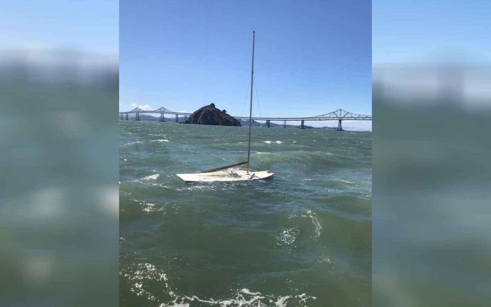 U.S. Coast Guard Rescues 2 People From Sinking Sailboat