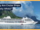 why cruise ships are white