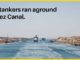 tankers aground suez canal