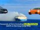 Thousands of Bentley, Porsche and Lamborghini, are caught on a blazing cargo ship