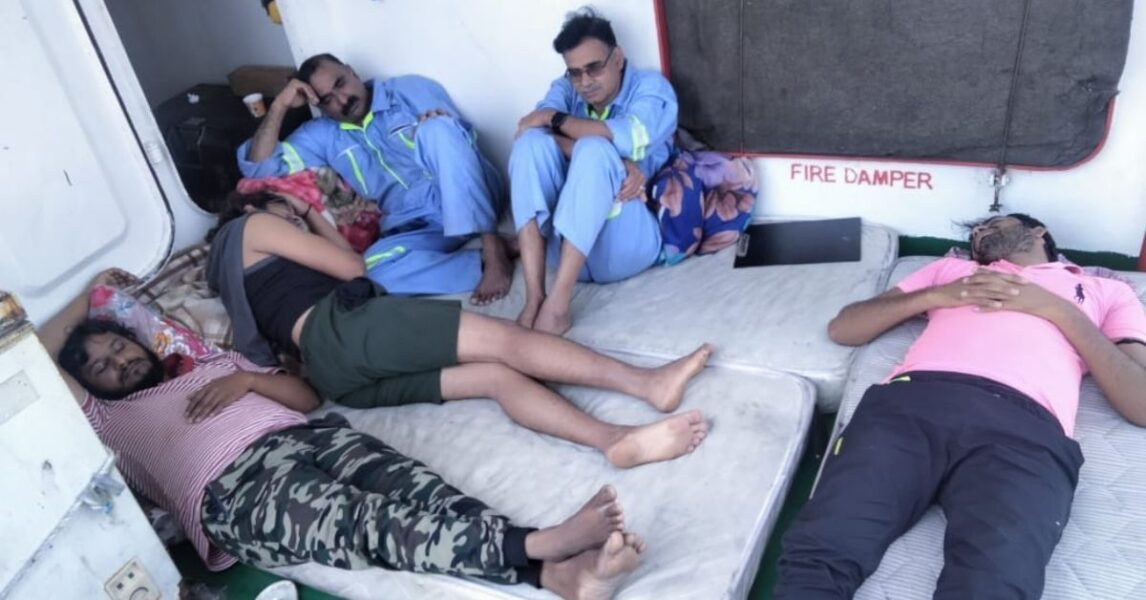 Abandoned seafarers stranded without water, food, or money
