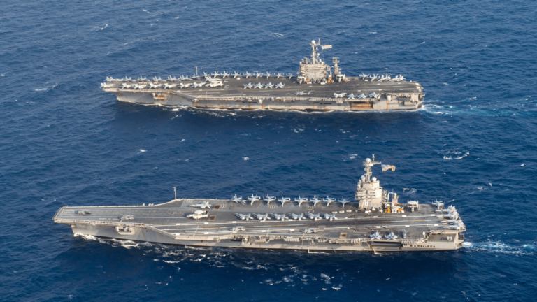 USS Gerald R Ford and Nimitz class USS Harry S Truman-min - The ...